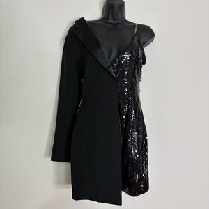Cosmopolitans Blazer Dress - Black - Small - NTW